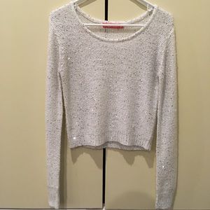 3/$10 ✨ White sequin sweater
